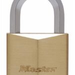 Master Lock 1155D High Security Hexagonal Shackle Brass Padlock - Image 3