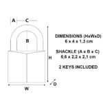 Master Lock 140EURD Brass 40mm Padlock - Image 5