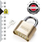 Master Lock 175EURD Brass 52mm Combination Padlock - Image 5