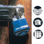 Master Lock 312EURD Laminated Padlock with Key and Thermoplastic Cover - Image 4