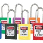 Master Lock S31BLK Thermoplastic Safety Padlock Black, Shackle - Image 7