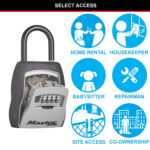 Master Lock Select Access 5400D Key Lock Box - Portable Key Safe - Image 5