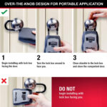 Master Lock Select Access 5400D Key Lock Box - Portable Key Safe - Image 7