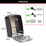 Master Lock 5403EURD Key Lock Box - Wall Mount Key Safe - Image 6