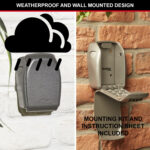 Master Lock 5415D Key Lock Box - Wall Mount Key Safe - Image 9