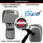 Master Lock 5415D Key Lock Box - Wall Mount Key Safe - Image 8
