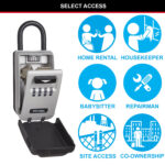Master Lock 5424EURD Portable Combination Dial Key Safe - Image 5