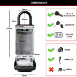Master Lock 5424EURD Portable Combination Dial Key Safe - Image 3