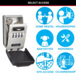 Master Lock 5425EURD Light Up Dial Key Lock Box - Wall Mount Key Safe - Image 8