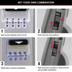 Master Lock 5425EURD Light Up Dial Key Lock Box - Wall Mount Key Safe - Image 9