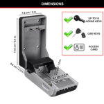 Master Lock 5481EURD Select Access Key Safe - Wall Mount - Image 9