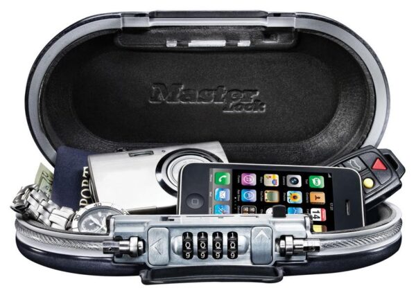 MASTER LOCK 5900EURD Mini Travel Safe with Cable