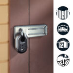 Master Lock 706EURD Outdoor Door Padlock Hasp - Image 4