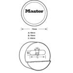 Master Lock Heavy Duty Van Lock and Hasp [Key] 736EURD - Image 6