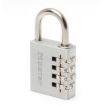 Master Lock 7640EURD Combination Padlock in Aluminium, Grey - Image 2