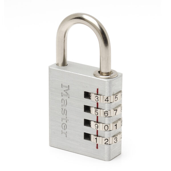 Master Lock 7640EURD Combination Padlock in Aluminium, Grey