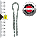 Master Lock 8011EURD Heavy Duty Hardened Steel Chain, 100 cm x 0.6 cm - Image 3