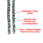 Master Lock 8011EURD Heavy Duty Hardened Steel Chain, 100 cm x 0.6 cm - Image 4