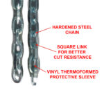 Master Lock 8020EURD Heavy Duty Hardened Steel Chain, 150 cm x 1 cm - Image 5
