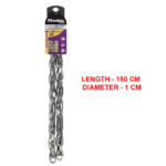 Master Lock 8020EURD Heavy Duty Hardened Steel Chain, 150 cm x 1 cm - Image 4