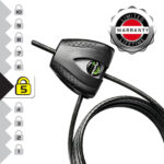 MASTER LOCK 8417EURD Python Security Cable with Key Lock, Adjustable Locking Cable - Image 3