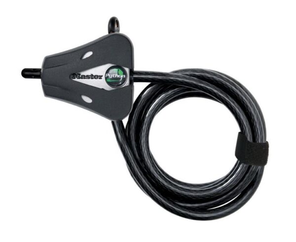 MASTER LOCK 8417EURD Python Security Cable with Key Lock, Adjustable Locking Cable