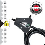 Master Lock Python Security Cable with Key Lock Adjustable Locking Cable 8418EURD - Image 3