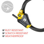 MASTER LOCK Python Security Cable with Key Lock, Adjustable Locking Cable 8433EURD - Image 5