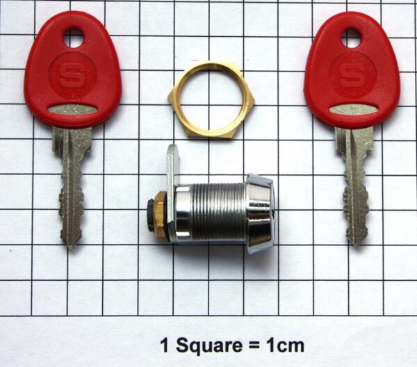 Cam Lock 45 Series Keyed To Differ - Short Cam - System Key Cabinets