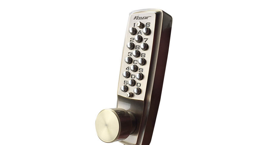 Keylex 2100 76mm Backset with Passage - Antique Brass