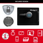 Master Lock 1 Hour Digital Fire & Water Safe Large LFW082FTC - Image 4