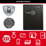Master Lock 1 Hour Digital Fire & Water Safe XX Large LFW205FYC - Image 5