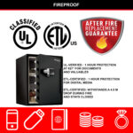 Master Lock 1 Hour Digital Fire & Water Safe XX Large With Alarm LFW205TWC - Image 6