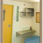 Flat Stainless Steel Vanity Mirror - Anti-Ligature 500 x 400mm - Image 3