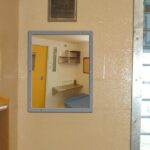Flat Stainless Steel Vanity Mirror - Anti-Ligature 500 x 400mm - Image 4