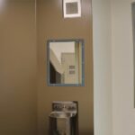 Flat Stainless Steel Vanity Mirror - Anti-Ligature 500 x 400mm - Image 5