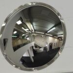 Stainless Steel Wall Dome Mirror - 500mm - Image 3
