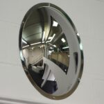Stainless Steel Wall Dome Mirror - 500mm - Image 4