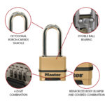 Master Lock M175EURDLH Excell Combination Padlock 56mm - Image 5