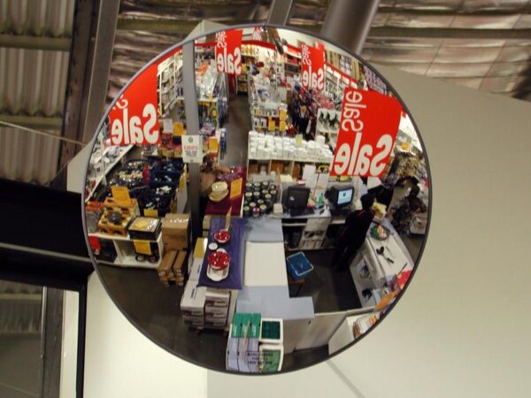 Round Acrylic Budget Interior Convex Mirror - 300mm
