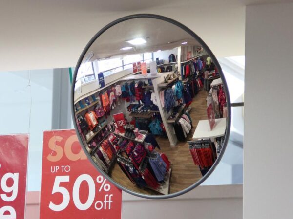 Round Acrylic Budget Interior Convex Mirror - 400mm