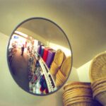 Round Acrylic Interior Convex Mirror - 450mm - Image 2