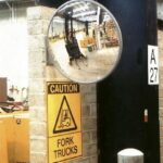 Round Acrylic Interior Convex Mirror - 450mm - Image 4