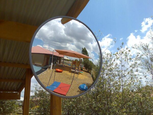 Round Acrylic Interior or Exterior Convex Mirror - 600mm