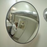 Round Acrylic Interior Convex Mirror - 600mm - Image 3