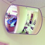 Rectangular Acrylic Interior Convex Mirror - Image 6