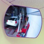 Rectangular Acrylic Interior Convex Mirror - Image 2