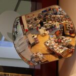 Rectangular Acrylic Interior Convex Mirror - Image 3