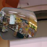 Rectangular Acrylic Interior Convex Mirror - Image 7