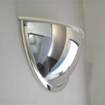 Mirror 600mm Deluxe Half Face Dome Mirror With Cap - Image 3